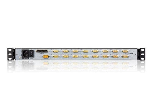 ATEN Consola LCD dual rail con switch KVM integrado VGA PS/2-USB de 16 puertos - imagen 2