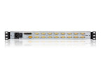 ATEN Consola LCD dual rail con switch KVM integrado VGA PS/2-USB de 16 puertos - imagen 2