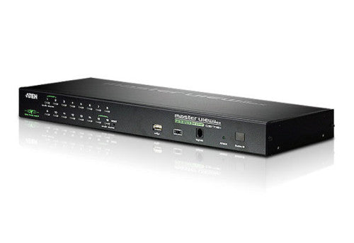 Imagen de ATEN Switch KVM por IP VGA PS/2-USB de 16 puertos con acceso compartido desde consolas local/remota