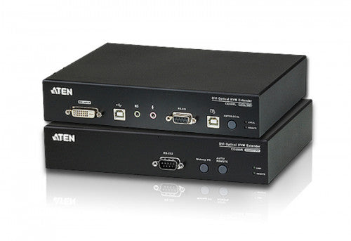 ATEN Extensor KVM óptico DVI USB (1920 x 1200 a 600m)
