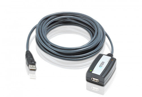 ATEN Cable extensor USB 2.0 de 5 m (soporta conexión en cadena hasta 25 m)