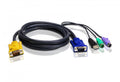 Imagen de Aten Cable KVM PS/2-USB de 3 m