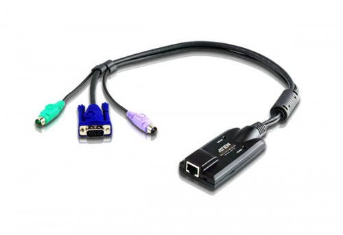 ATEN Adaptador KVM VGA PS/2 con compatibilidad de vídeo compuesto
