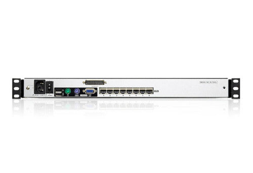 Aten Consola LCD dual rail con switch KVM integrado multi-interfaz Cat 5 de 8 puertos - imagen 2