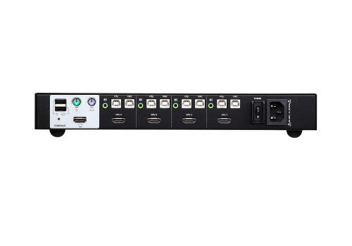 ATEN Switch KVM seguro HDMI USB de 4 puertos (compatible con PSS PP v3.0) - imagen 2