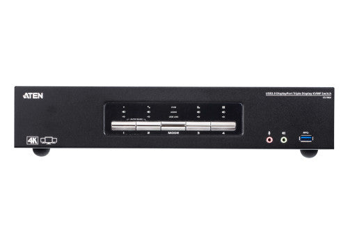 ATEN Switch KVMP™ DisplayPort 4K triple display USB 3.0 de 4 puertos - imagen 3