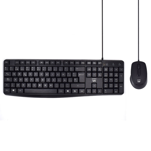 Ewent EW3006 teclado USB QWERTY Español Negro - imagen 1