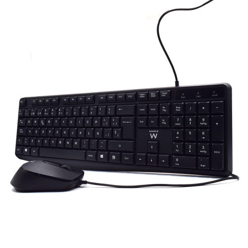 Ewent EW3006 teclado USB QWERTY Español Negro - imagen 2