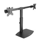 TOOQ SOPORTE 2 PANTALLAS. MESA. 100x100. GIRATORIO+INCLINABLE. 17"-27". MAX.6KG. NEGRO (DB1727TN-B) - imagen 1