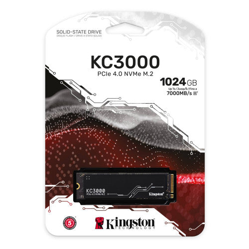 Kingston Technology KC3000 M.2 1024 GB PCI Express 4.0 3D TLC NVMe - imagen 3