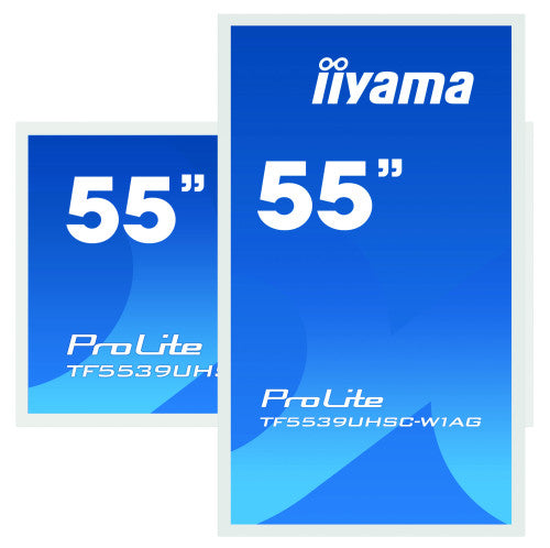 iiyama ProLite TF5539UHSC-W1AG monitor pantalla táctil 139,7 cm (55") 3840 x 2160 Pixeles Multi-touch Multi-usuario Blanco - imagen 3