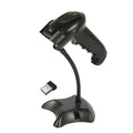 Ewent EW3431 lector de código de barras Lector de códigos de barras portátil 1D/2D LED Negro