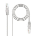Nanocable Cable de red latiguillo RJ45 Cat.6 UTP AWG24, Gris, 1.5m - imagen 1