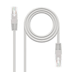 Nanocable Cable de red latiguillo RJ45 Cat.6 UTP AWG24, Gris, 1.5m - imagen 1