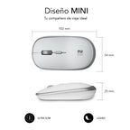 Subblim RATÓN ÓPTICO INALÁMBRICO WIRELESS MINI MOUSE SILVER - imagen 3