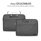 SUBBLIM Funda Ordenador Business Laptop Sleeve 15,6" Grey - imagen 3