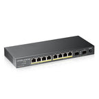 Zyxel GS1100-10HP v2 No administrado Gigabit Ethernet (10/100/1000) Energía sobre Ethernet (PoE) Negro - imagen 2