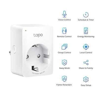 TP-Link Enchufe Inteligente Tapo P110 Monitorización de Energía Control por Voz - imagen 2