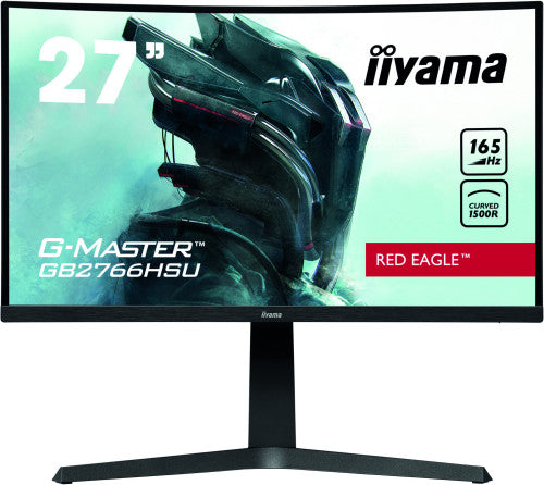 Iiyama MONITOR IIYAMA 27" GAMING GB2766HSU-B1,FHD, 1920 x 1080, 1MS, 165HZ, ALT, INCL, REG ALT, USB, HDMI, DISPLAYPORT - imagen 2