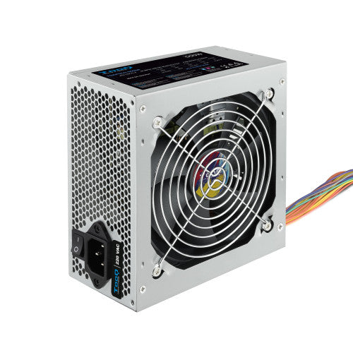 TooQ TQAPOLO-500SP unidad de fuente de alimentación 500 W 20+4 pin ATX ATX Plata - imagen 1