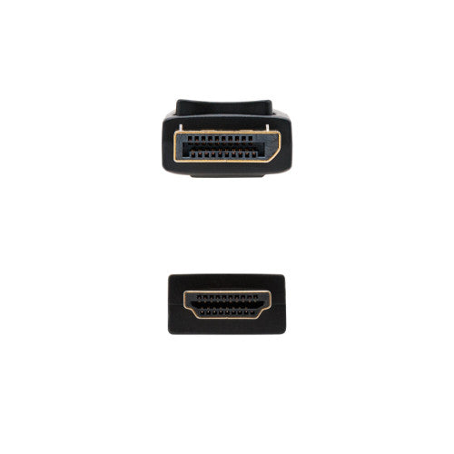 Nanocable Cable Conversor DISPLAYPORT a HDMI, DP/M - HDMI/M, Negro, 0.5 m - imagen 3