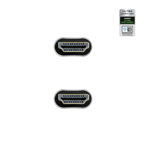 Nanocable Cable HDMI 2.1 Certificado ULTRA HIGH SPEED A/M-A/M, Negro, 2 m - imagen 3