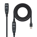 Nanocable Cable USB 3.0 prolongador con amplificador, tipo A/M-A/H, 10m - imagen 1
