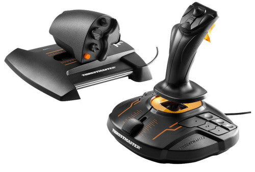 Thrustmaster T-16000M FCS Hotas Negro, Naranja USB Palanca de mando Analógico/Digital MAC, PC - imagen 1