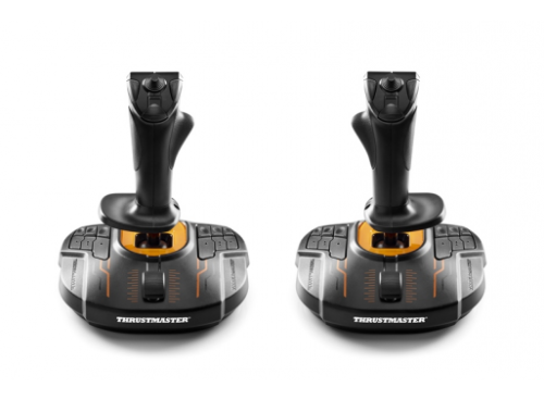 Thrustmaster T.16000M FCS SPACE SIM DUO Negro, Naranja USB Palanca de mando Analógico/Digital PC - imagen 1