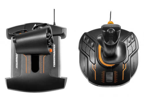 Thrustmaster T-16000M FCS Hotas Negro, Naranja USB Palanca de mando Analógico/Digital MAC, PC - imagen 2