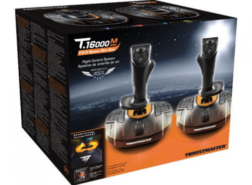 Thrustmaster T.16000M FCS SPACE SIM DUO Negro, Naranja USB Palanca de mando Analógico/Digital PC - imagen 2