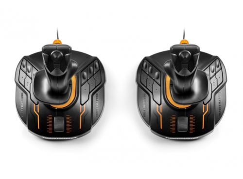 Thrustmaster T.16000M FCS SPACE SIM DUO Negro, Naranja USB Palanca de mando Analógico/Digital PC - imagen 3
