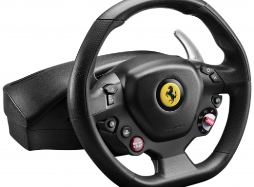 Thrustmaster T80 Ferrari 488 GTB Edition Negro Volante + Pedales Digital PlayStation 4 - imagen 2