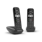 Gigaset AS690 Duo Teléfono DECT/analógico Identificador de llamadas Negro - imagen 2