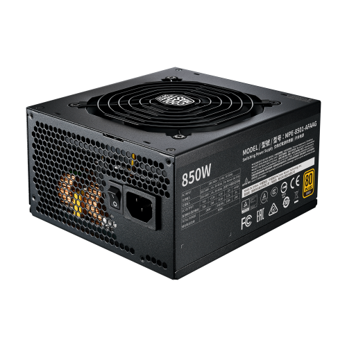 Cooler Master MWE Gold 850 - V2 Full Modular unidad de fuente de alimentación 850 W 24-pin ATX ATX Negro - imagen 2