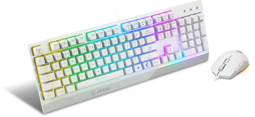 MSI TECLADO + RATON MSI VIGOR GK30 COMBO WHITE ES - imagen 1