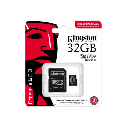 Kingston Technology Industrial 32 GB MiniSDHC UHS-I Clase 10 - imagen 3