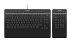 3Dconnexion Keyboard Pro with Numpad teclado USB Negro - imagen 1