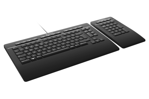 3Dconnexion Keyboard Pro with Numpad teclado USB Negro - imagen 3