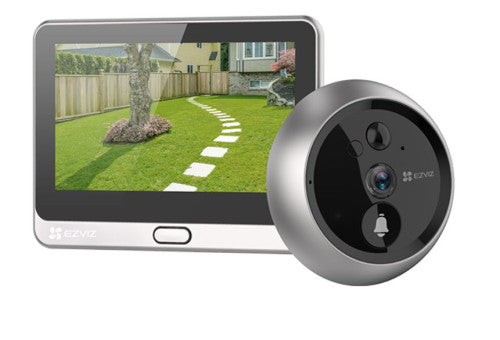 Imagen de Ezviz Timbre Digital Inalámbrico CS-DP2C-A0-6E2WPFBS 2 MP Wi-Fi 155° Ángulo Visual