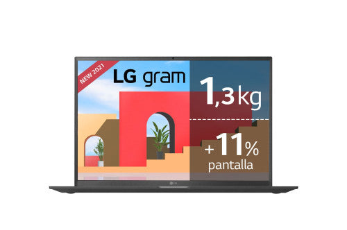 LG Gram 17Z95P-G.AA78B ordenador portatil Netbook 43,2 cm (17") WQXGA Intel® Core™ i7 16 GB LPDDR4x-SDRAM 512 GB SSD Wi-Fi 6 (802.11ax) Windows 11 Home Negro - imagen 2