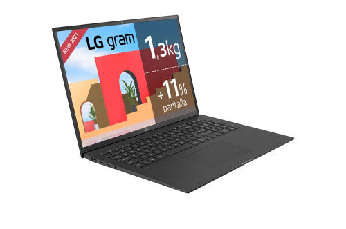 LG Gram 17Z95P-G.AA78B ordenador portatil Netbook 43,2 cm (17") WQXGA Intel® Core™ i7 16 GB LPDDR4x-SDRAM 512 GB SSD Wi-Fi 6 (802.11ax) Windows 11 Home Negro - imagen 3