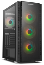 NOX CAJA ATX HUMMER HORUS. SEMITORRE. ARGB. FRONTAL Y LATERAL CRISTAL TEMPLADO - imagen 1