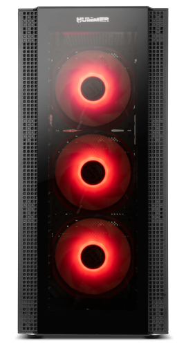 NOX CAJA ATX HUMMER HORUS. SEMITORRE. ARGB. FRONTAL Y LATERAL CRISTAL TEMPLADO - imagen 3