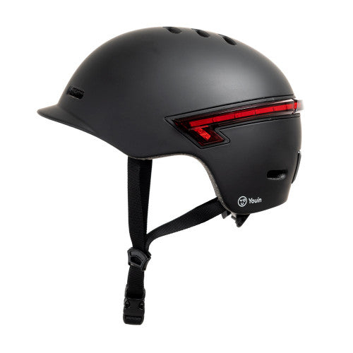 YOUIN CASCO CON LED TRASTERO Y MANDO BLUETOOTH – L NEGRO - imagen 2