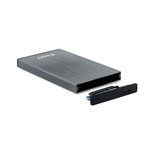 TooQ TQE-2527G caja para disco duro externo Caja de disco duro (HDD) Negro, Gris 2.5" - imagen 3