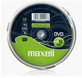 MAXELL DVD 8,5 GB. GRABABLE. DOBLE CAPA. TARRINA 10 UNIDADES. 4X