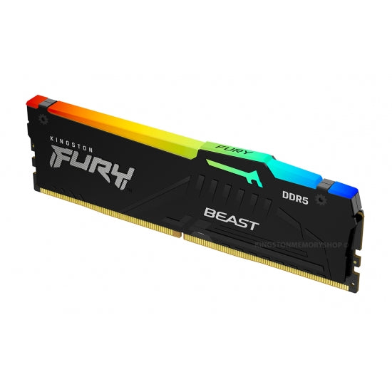 Kingston MEMORIA KINGSTON FURY BEAST RGB DDR5 64GB KIT2 5600MT/S CL4 - imagen 2