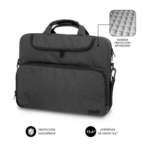 Subblim AIR PADDING LAPTOP BAG 15,6" DARK GREY - imagen 1