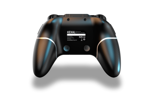 Krom KEXAL Negro, Rojo, Blanco Bluetooth/USB Gamepad Analógico/Digital Android, Nintendo Switch, PC, iOS - imagen 2